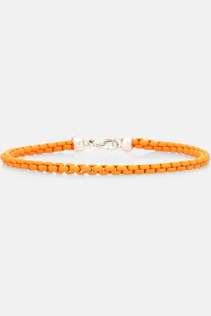 Eera Giada 18kt white gold and silver anklet