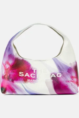 Marc Jacobs The Sack Future Floral Mini leather tote bag