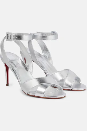 Christian Louboutin Mariza 85 metallic leather sandals