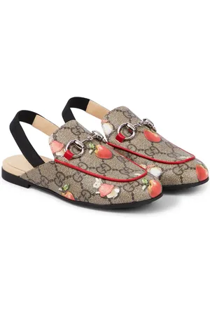 Gucci X Peter Rabbit GG Princetown leather slippers