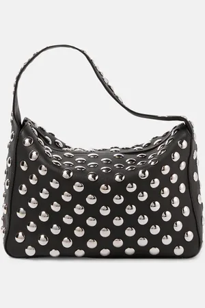 Khaite Elena Small studded leather shoulder bag