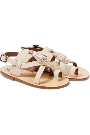 PèPè Scamosciato fringed suede sandals