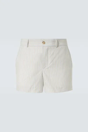 King & Tuckfield 70s striped shorts