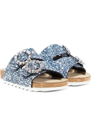 MONNALISA Glitter embellished sandals