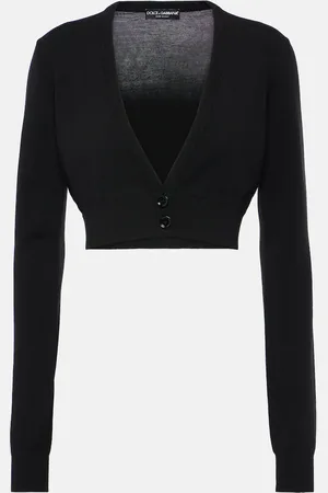 Dolce & Gabbana Cropped virgin wool cardigan