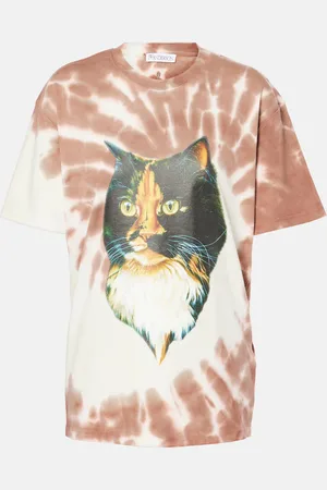 J.W.Anderson Printed tie-dye cotton jersey T-shirt