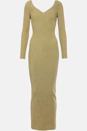 Nina Ricci Lame maxi dress