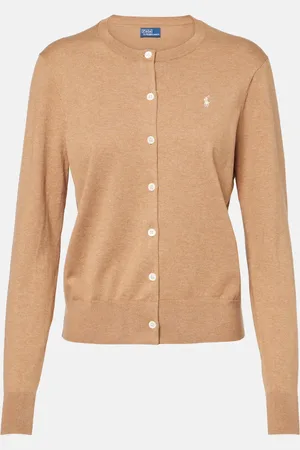 Ralph Lauren Embroidered cotton-blend cardigan
