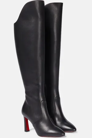 Christian Louboutin Eleonor Botta 85 leather knee-high boots