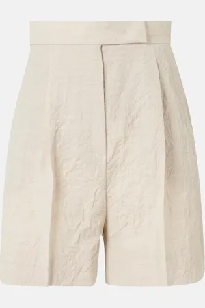 Max Mara Abisso virgin wool canvas shorts