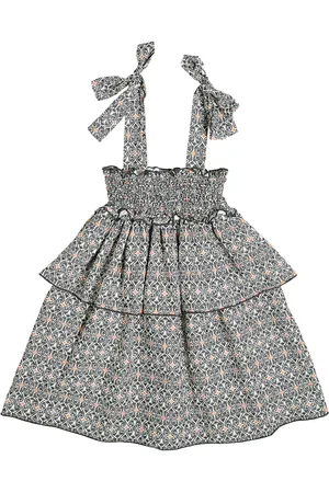 Suncracy Mallorca printed smocked dress