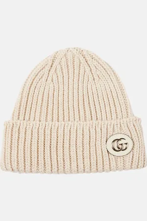 Gucci Double G wool-blend lame beanie