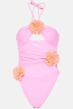 SAME Rose cutout swimsuit