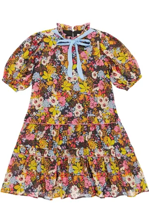 PAADE Floral cotton and silk dress