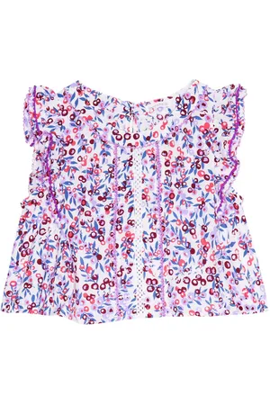 POUPETTE ST BARTH Adeh ruffled floral top