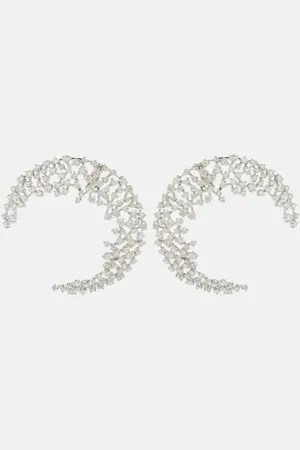 Ananya Scatter Moon 18kt gold earrings with diamonds
