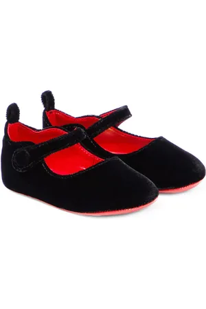 Christian Louboutin Baby Love Chick velvet flats