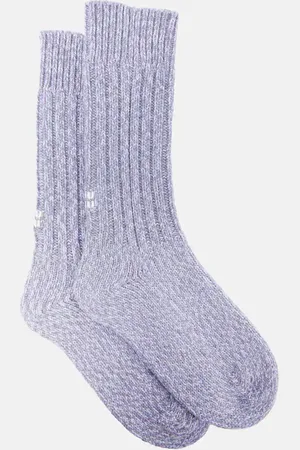 Miu Miu Logo cashmere and wool socks