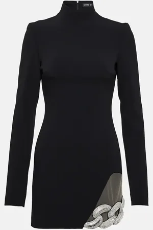 DAVID KOMA Embellished bodycon minidress