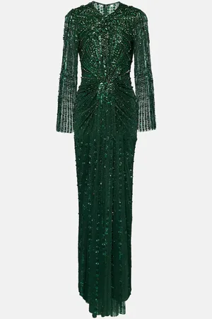 Jenny Packham Anja sequined gown