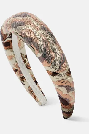 VALENTINO Jacquard lame headband
