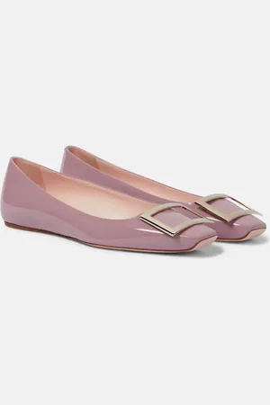 Roger Vivier Trompette patent leather ballet flats