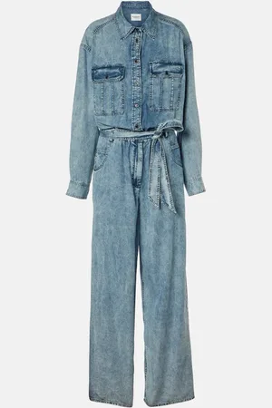 Marant Etoile Paige chambray jumpsuit