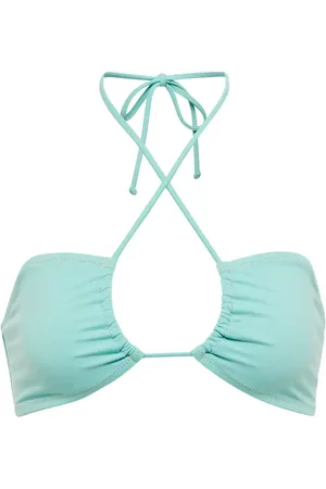 Reina Olga Halterneck cutout bikini top
