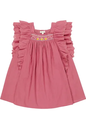 Louise Misha Martine ruffle-trimmed cotton dress