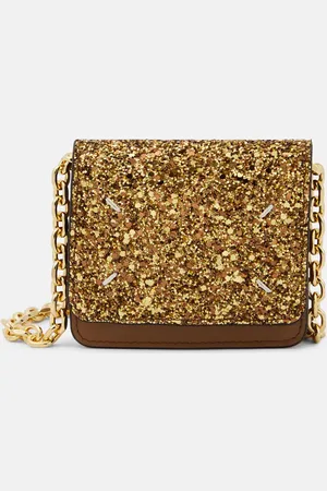 Maison Margiela Micro glitter wallet on chain