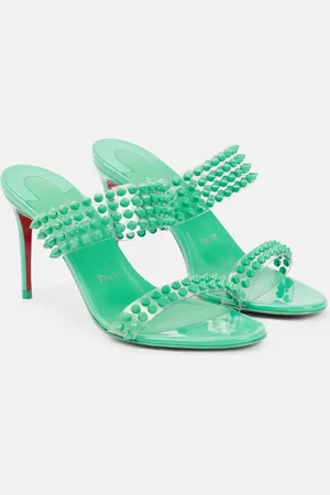 Christian Louboutin Spike Only 85 PVC and leather sandals