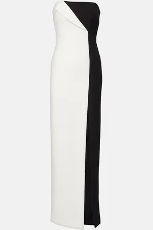 Roland Mouret Strapless crepe gown