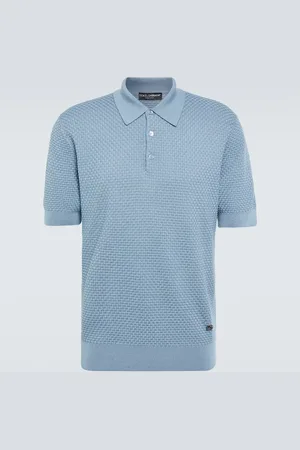 Dolce & Gabbana Cotton-blend polo shirt