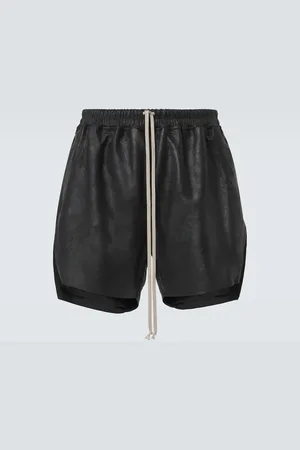 Rick Owens Leather shorts