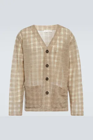 OUR LEGACY The Cardigan checked cardigan