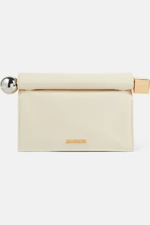 Jacquemus La Pochette Rond Carre leather clutch