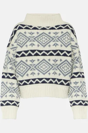 Ralph Lauren Intarsia wool and cotton-blend sweater