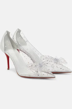 Christian Louboutin Jelly Strass 80 embellished PVC pumps