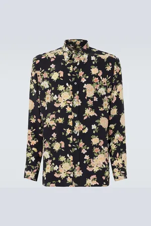 Tom Ford Floral silk crepe de chine shirt