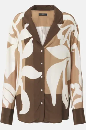 SIR Portia silk satin pajama shirt