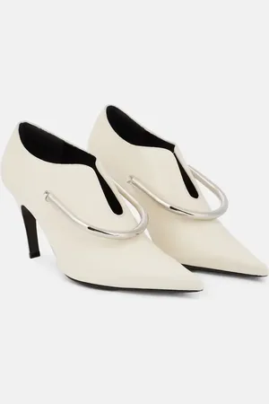 Jil Sander Embellished leather pumps