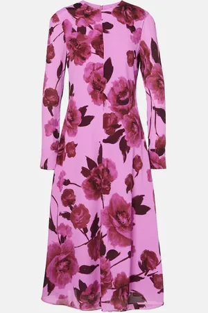 Erdem Floral crepe midi dress