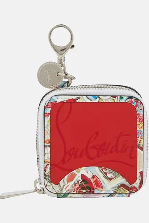 Christian Louboutin Printed leather waste bag holder