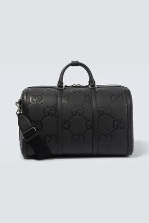 Gucci Jumbo GG leather travel bag