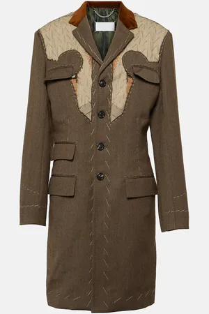 Maison Margiela Single-breasted wool coat