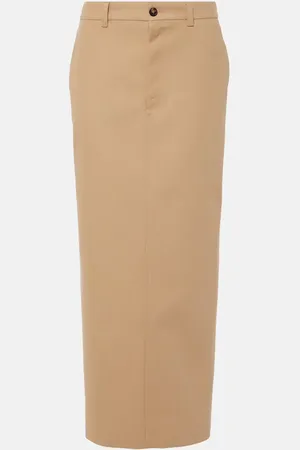 WARDROBE.NYC Drill cotton maxi skirt