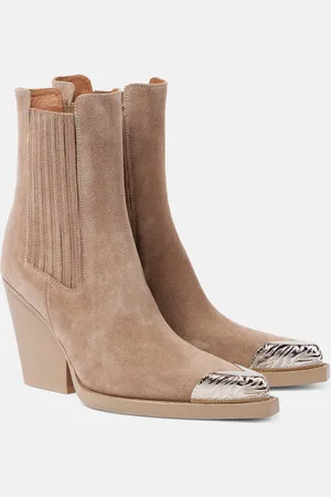 PARIS TEXAS Dallas 100 embellished suede ankle boots
