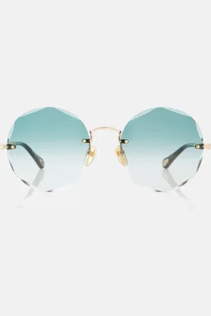 Chloé Scalloped round sunglasses