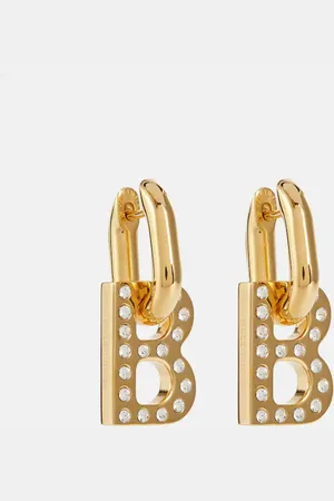 Balenciaga B Chain XS embellished earrings