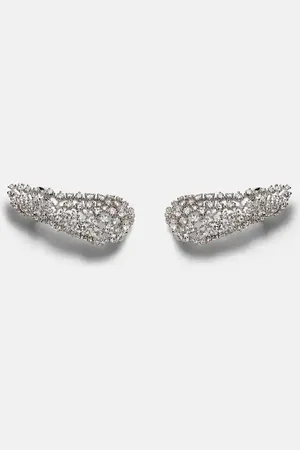 Ananya Scatter 18kt white gold earrings with diamonds